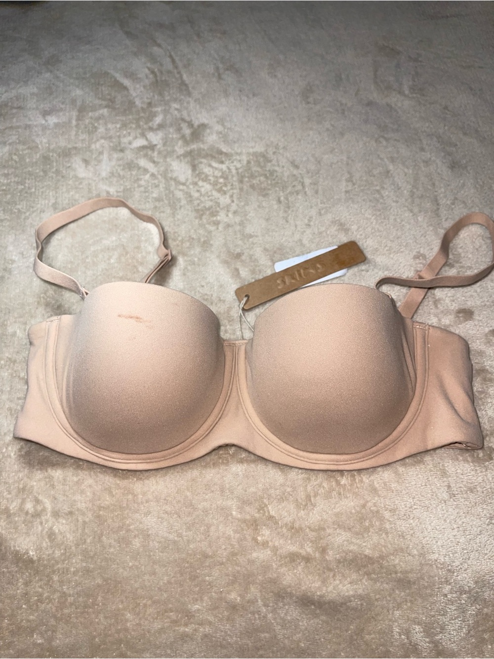 SKIMS Fits Everybody Strapless Bra | Clay | 34A | NWT